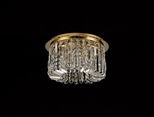 Zula Round Flush Chandelier 5 Light